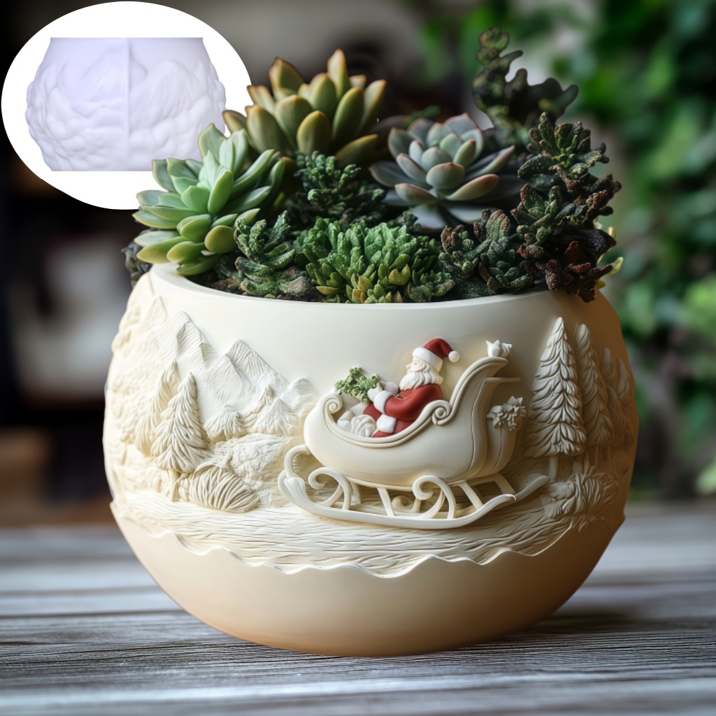 Zedern Schlitten Weihnachtsman – Potsticker Mold Bewertung und Preis